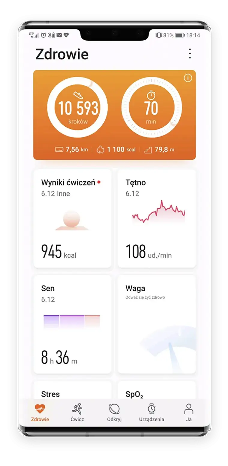 Aplikacja zdrowie Huawei: jak rozwiązać problem nowszej wersji