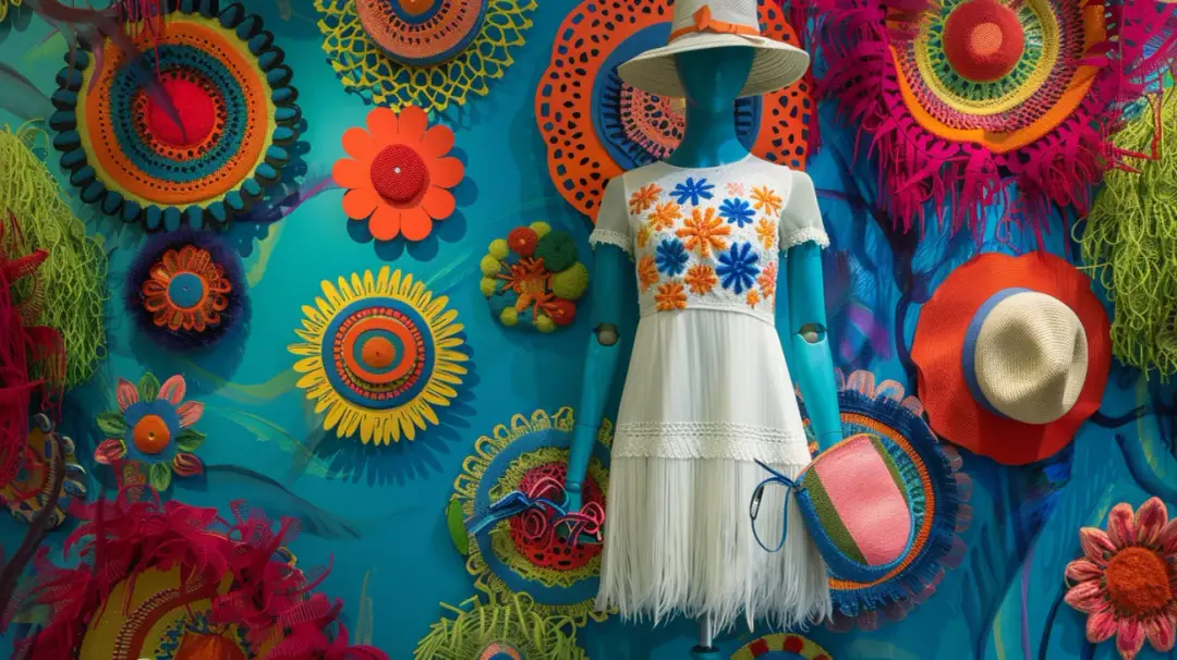 Wyprzedaż białych sukienek mini w stylu retro z lat 60.