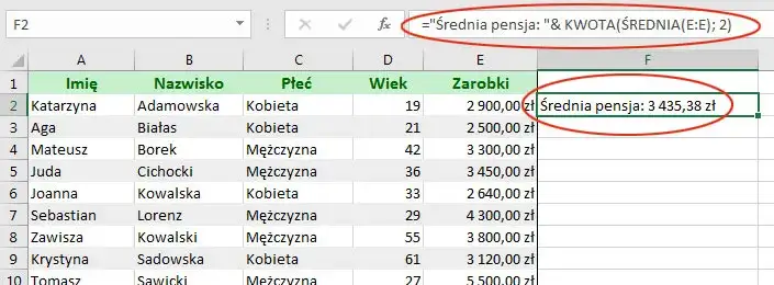 Jak łatwo scalić komórki i połączyć tekst w Excelu: 5 metod