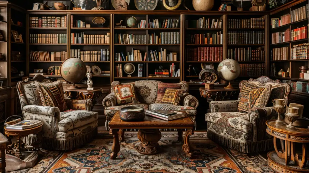Salon w stylu kolonialnym: egzotyczna aranżacja wnętrza