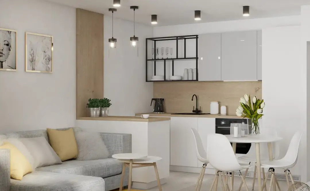 Jak oddzielić kuchnię od pokoju dziennego i zyskać więcej prywatności?