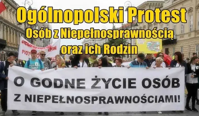 Protest opiekunów osób niepełnosprawnych: Co trzeba wiedzieć o postulatach