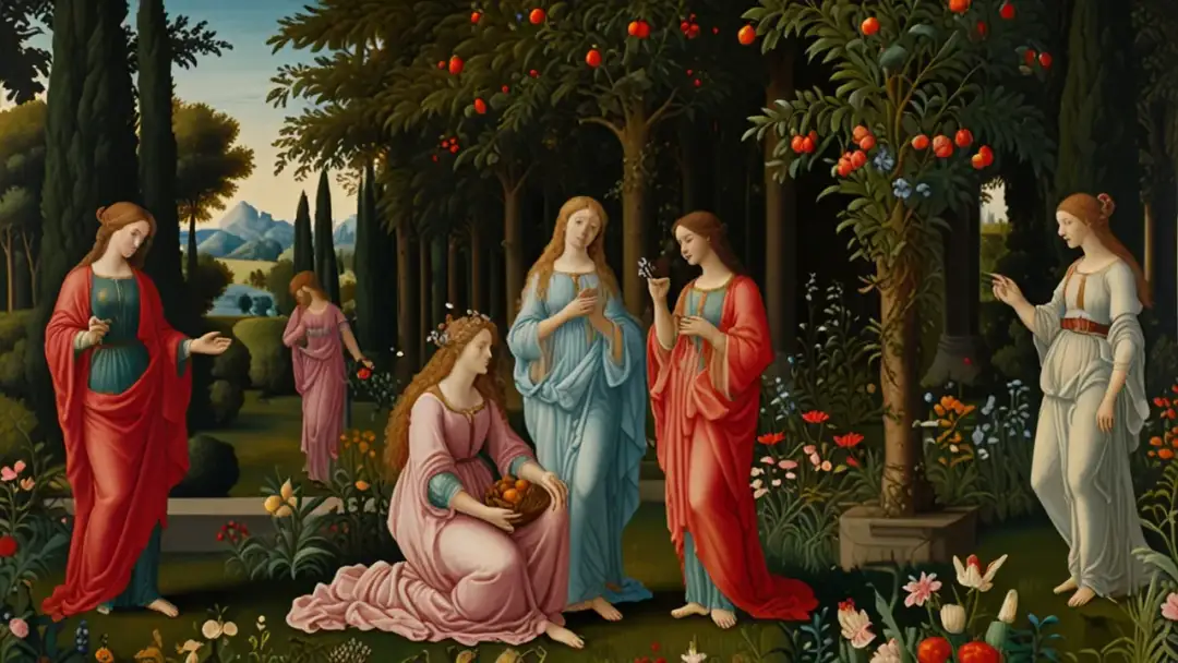 Primavera Botticelliego: analiza obrazu i jego styl