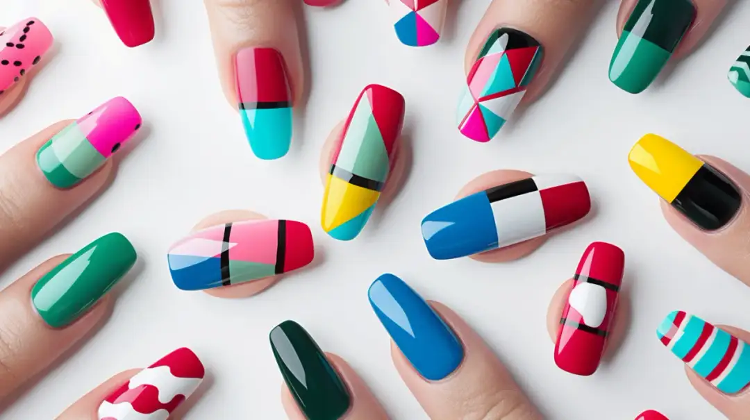 Neon red - świeży look, który wyróżnia się na tle innych, nowoczesne zdobienie