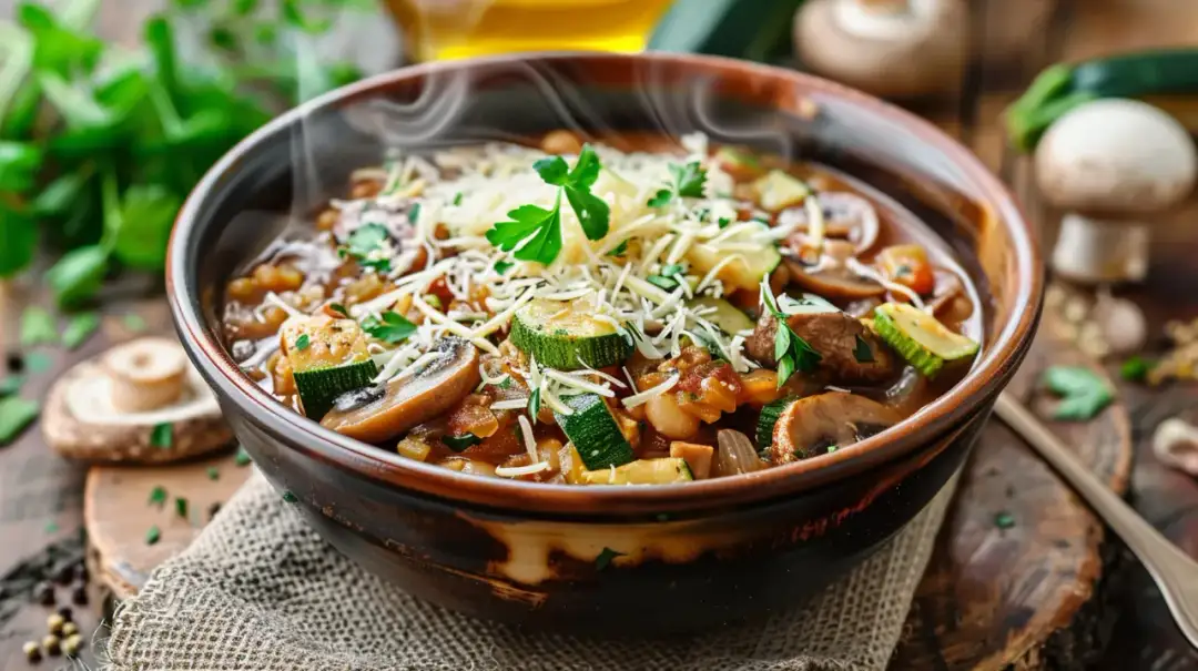 Kaszotto z cukinią i pieczarkami: Szybki i smaczny obiad dla całej rodziny