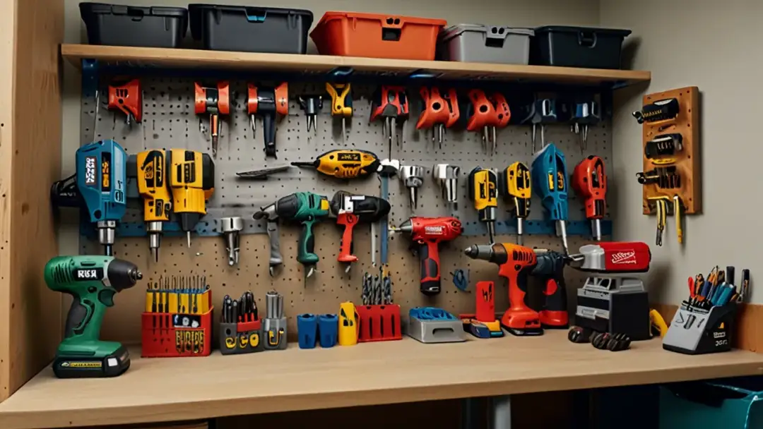 Koniec bałaganu w warsztacie? Co oferuje półka na wkrętarki?