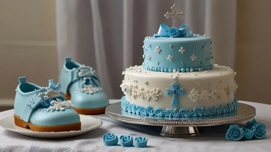 Tort na chrzest dla chłopca - wysokie i prostokątne opcje tortów