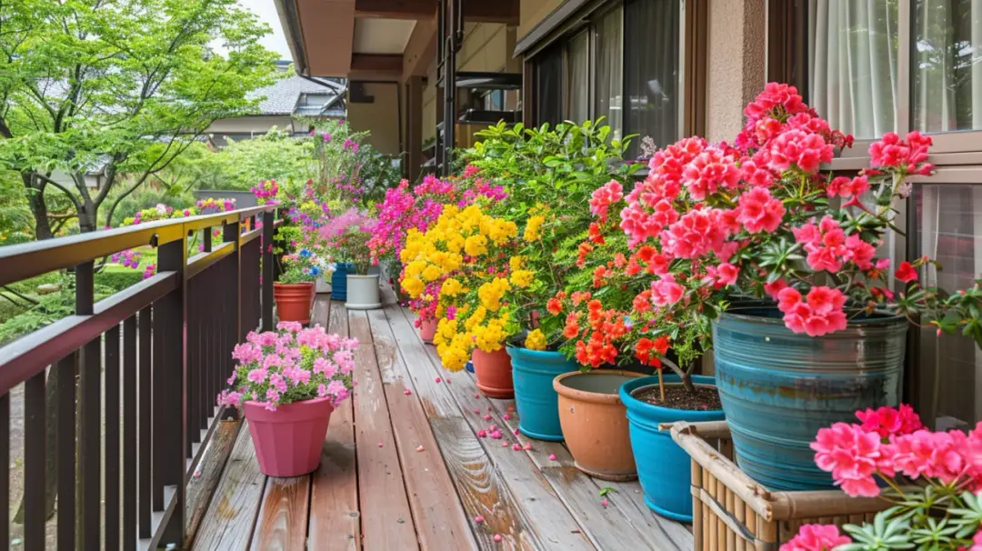 7 kwitnących odmian krzewów na balkon do uprawy w donicach