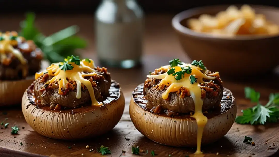 Pieczarki nadziewane mięsem mielonym: Smaczny i łatwy przepis