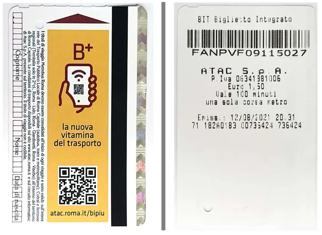 Bilet BIT Rzym: Jak korzystać z komunikacji miejskiej we Włoszech