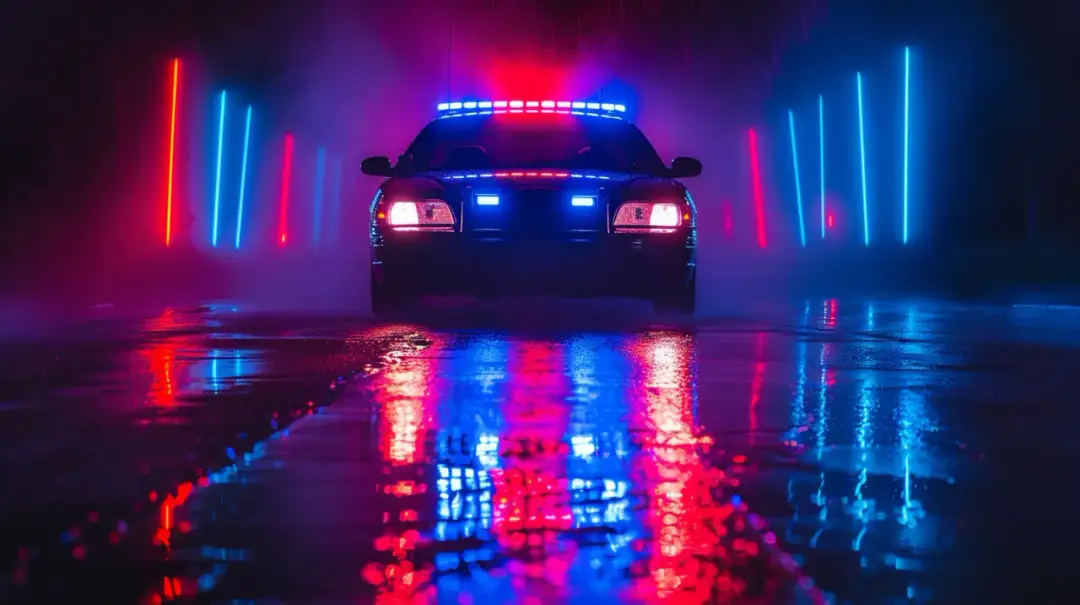 Światła policji: Co oznaczają różne kolory? Wyjaśnienie