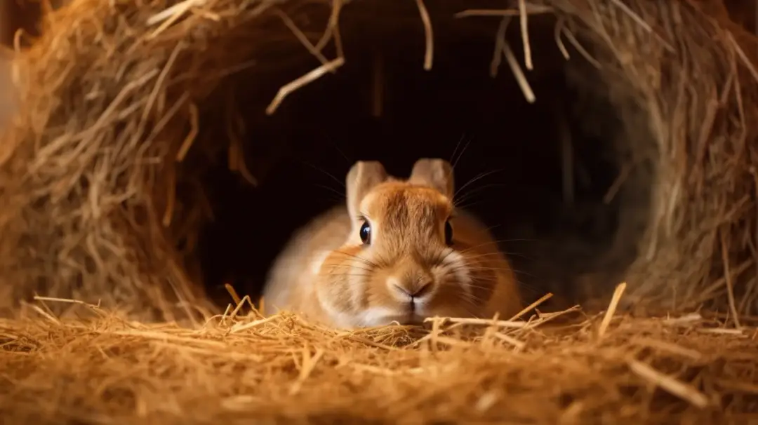Legowisko dla królika - wygodne i miękkie posłanie