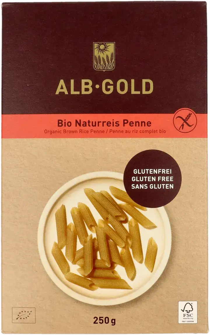 Penne z brązowego ryżu: zdrowy makaron bezglutenowy pełen smaku