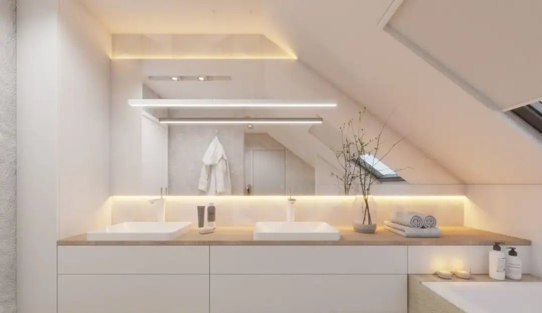 Jakie oświetlenie do małej łazienki, aby uniknąć ciemności i chaosu?