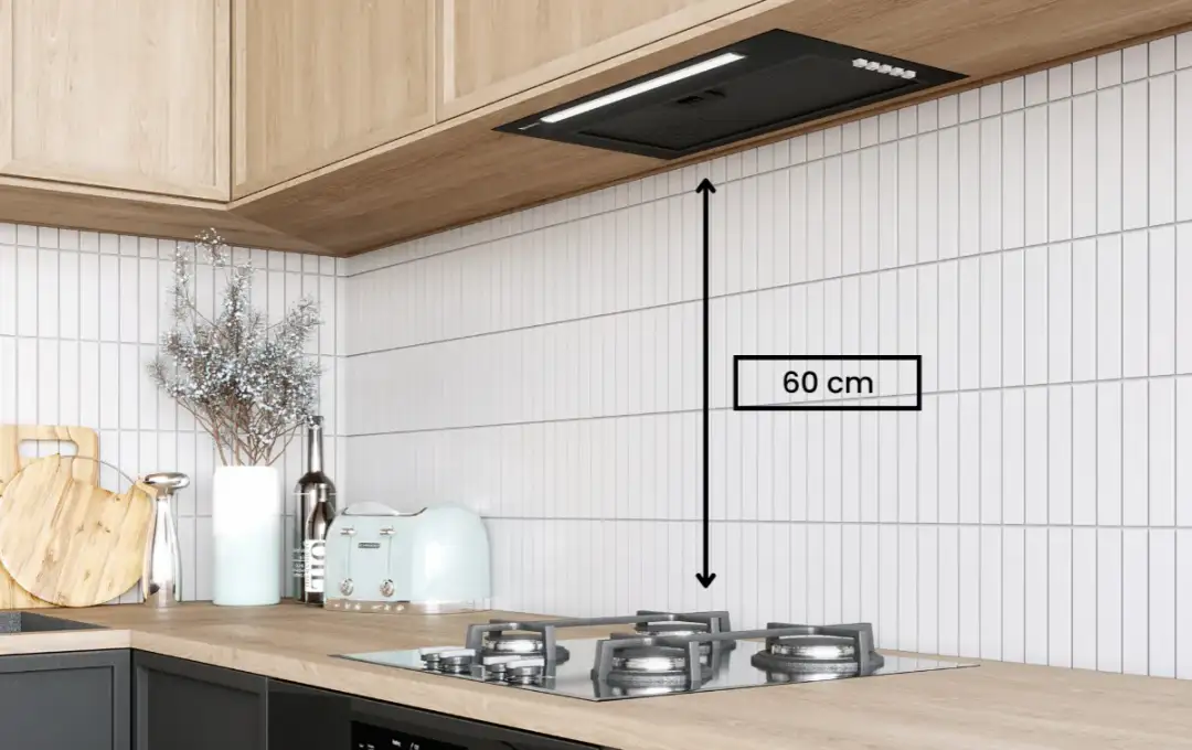 Prawidłowa odległość okapu od kuchenki gazowej: zasady bezpiecznego montażu