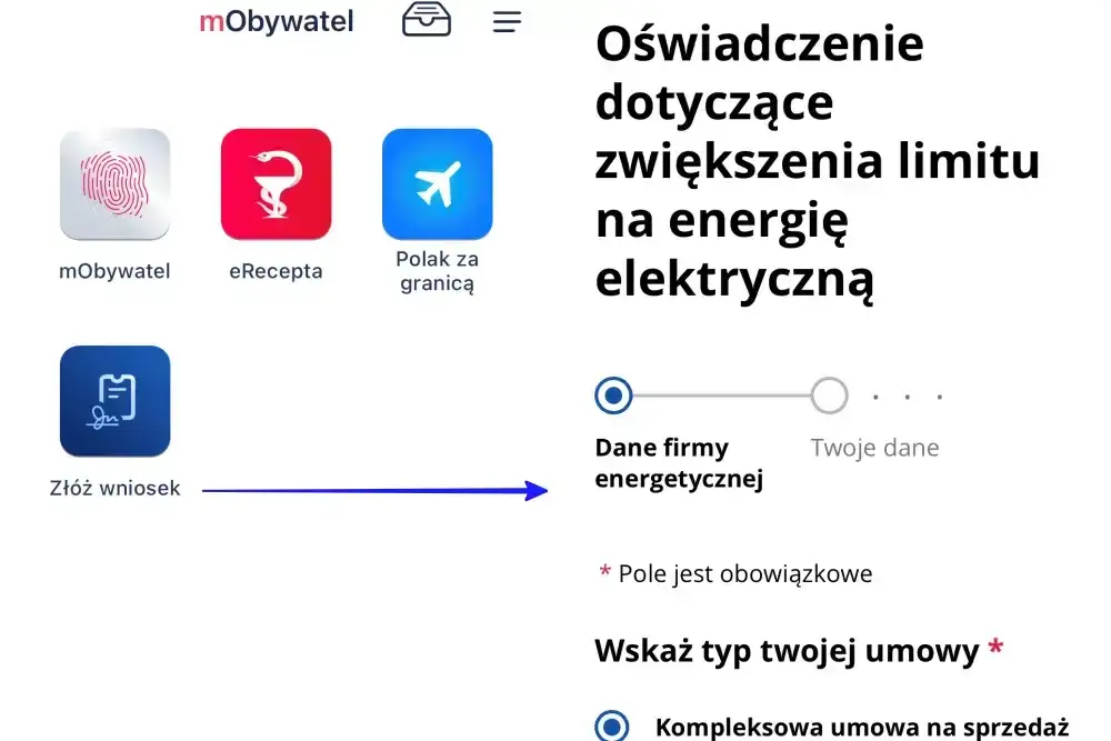 Do kiedy można składać oświadczenie dotyczące zwiększenia limitu na energię elektryczną?