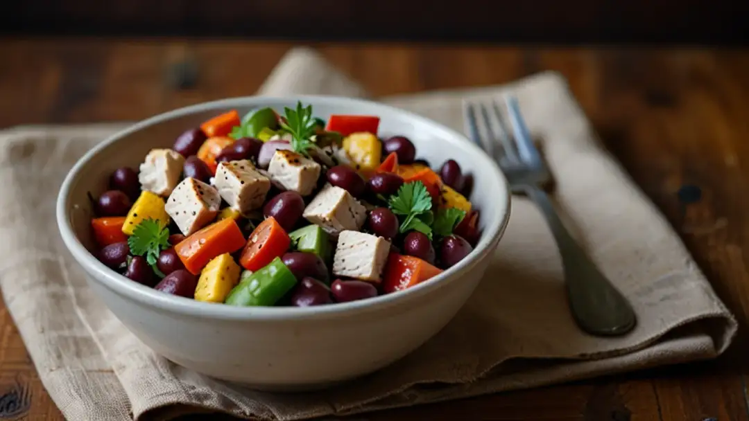 Sałatka z czerwoną fasolą – łatwa, smaczna i szybka propozycja na lunch