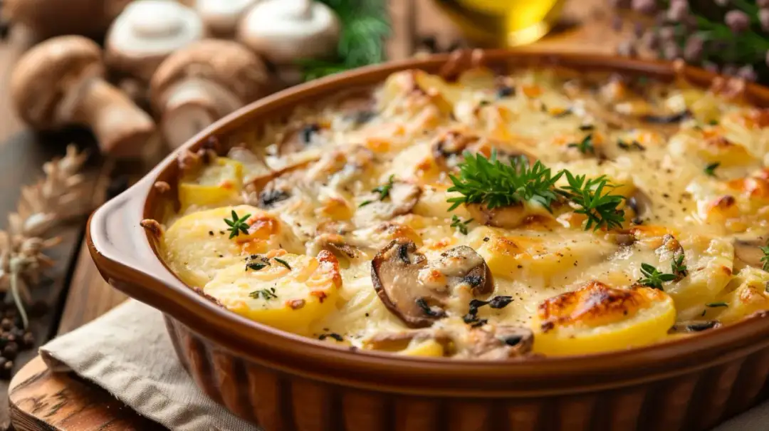Zapiekanka ziemniaczana z pieczarkami i serem: Pomysł na pyszny obiad