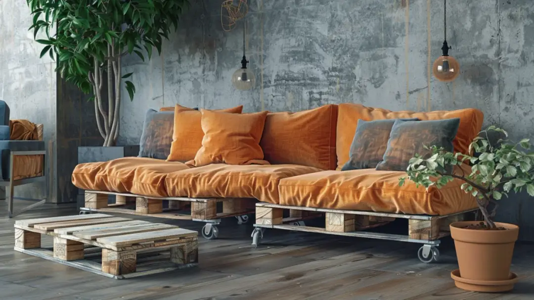 Meble z palet na kółkach - mobilne i eko rozwiązanie do domu