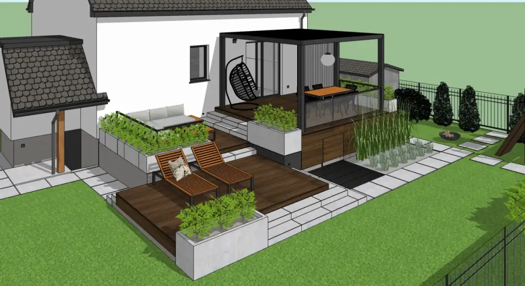 Projekt tarasu przy domu: 5 kluczowych aspektów planowania