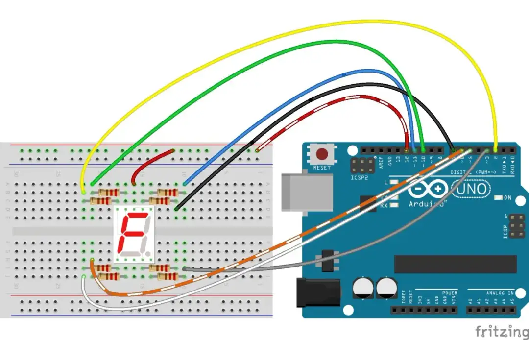 Podłącz wyświetlacz 7-segmentowy do Arduino: prosty tutorial