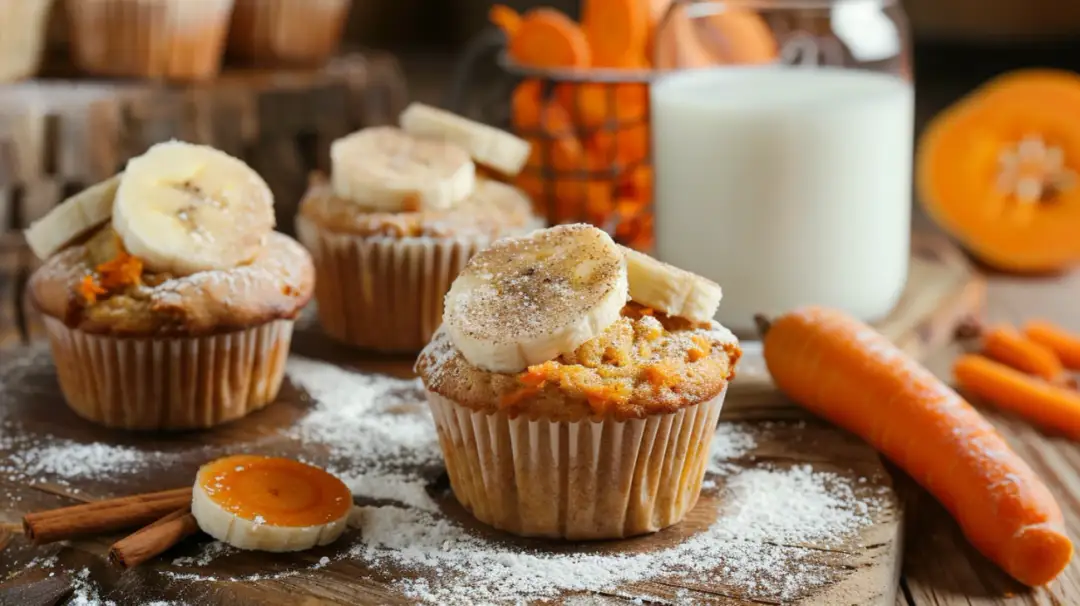 Muffiny bananowo marchewkowe: Zdrowe przekąski bez wyrzutów