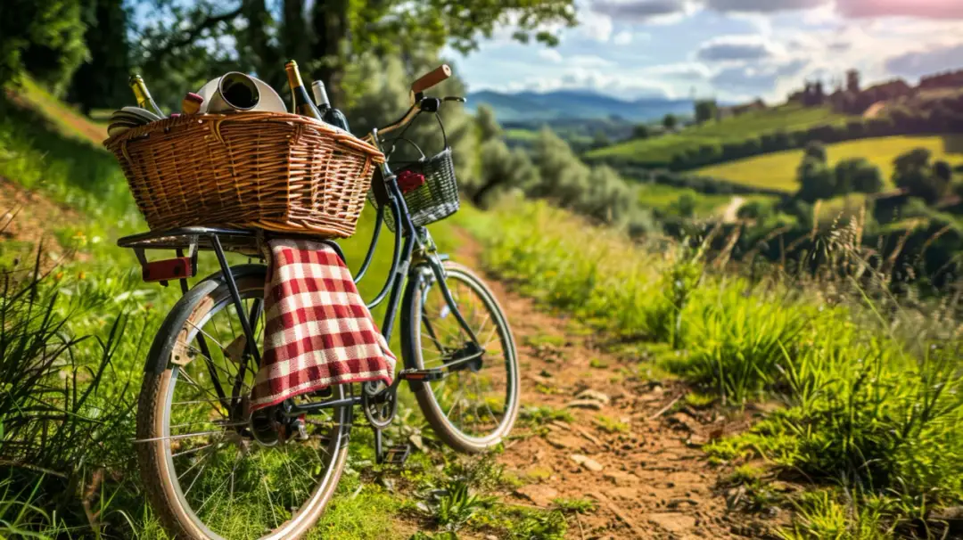 Funkcjonalny dodatek na wyprawy - kosz piknikowy na rower