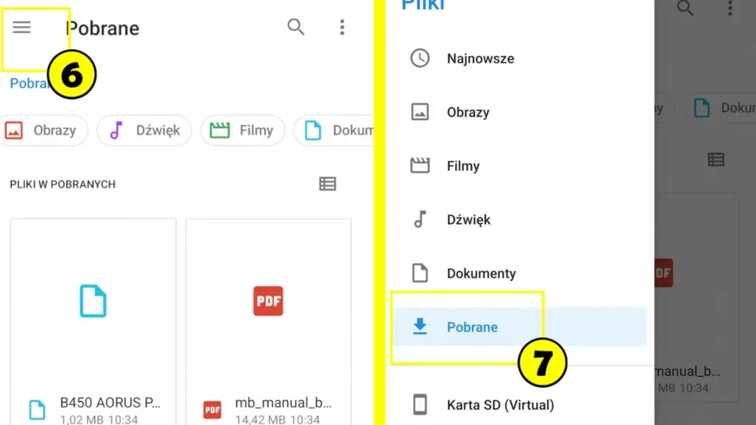 Jak otworzyć pobrane pliki na Androidzie i Windows: krok po kroku do ...