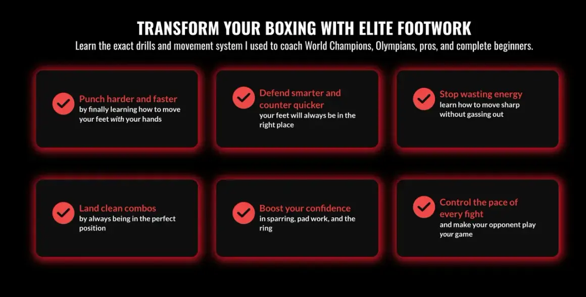 Learn elite boxing footwork patterns to punch harder, defend smarter, and control the fight.