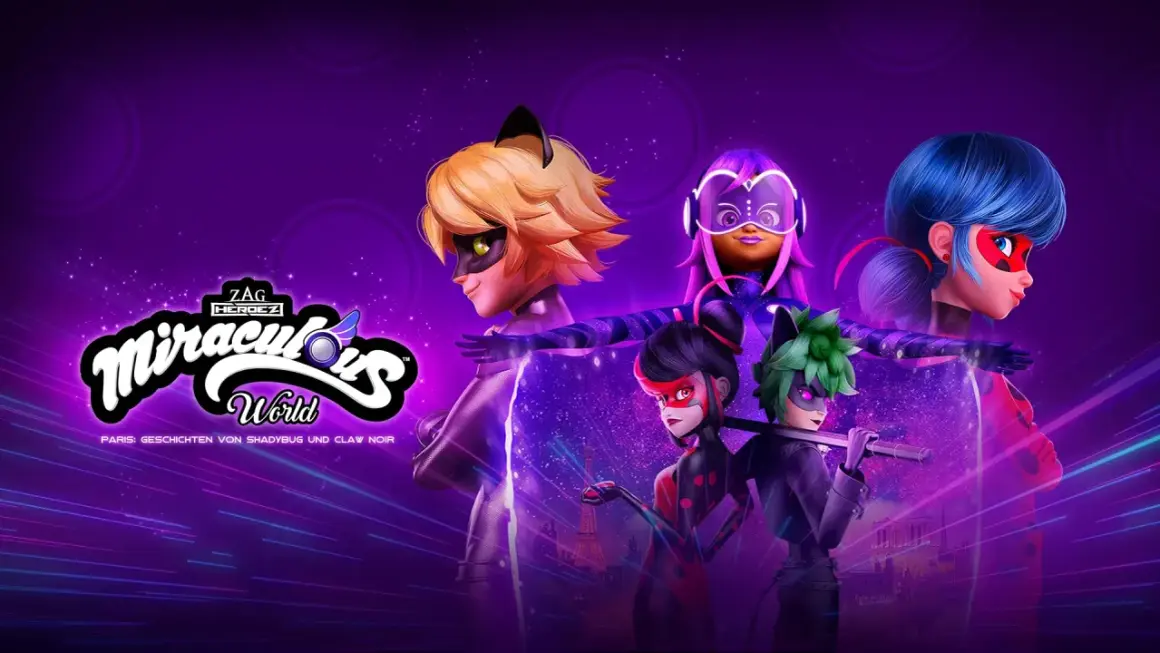 Miraculous Staffel 6: Ladybug, Cat Noir und ihre Freunde im neuen Look. Ein magisches Abenteuer in Paris!