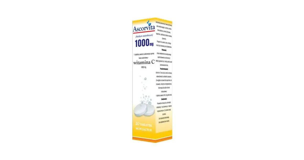Ascorvita 1000 mg to lek! Dlaczego to ważne dla Twojego zdrowia?