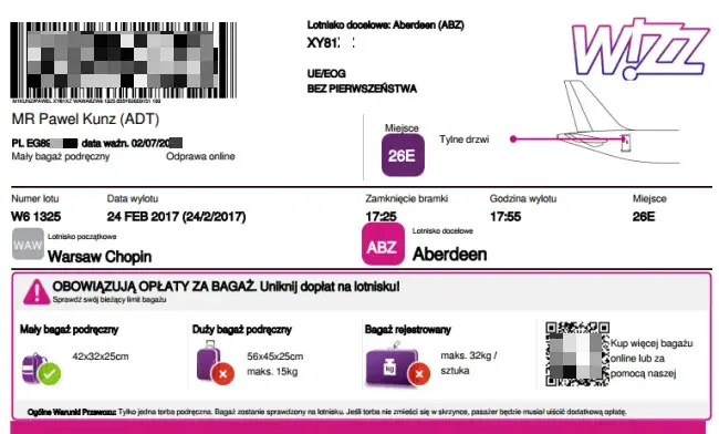 Jak wygląda karta pokładowa Wizz Air? Kluczowe informacje i porady