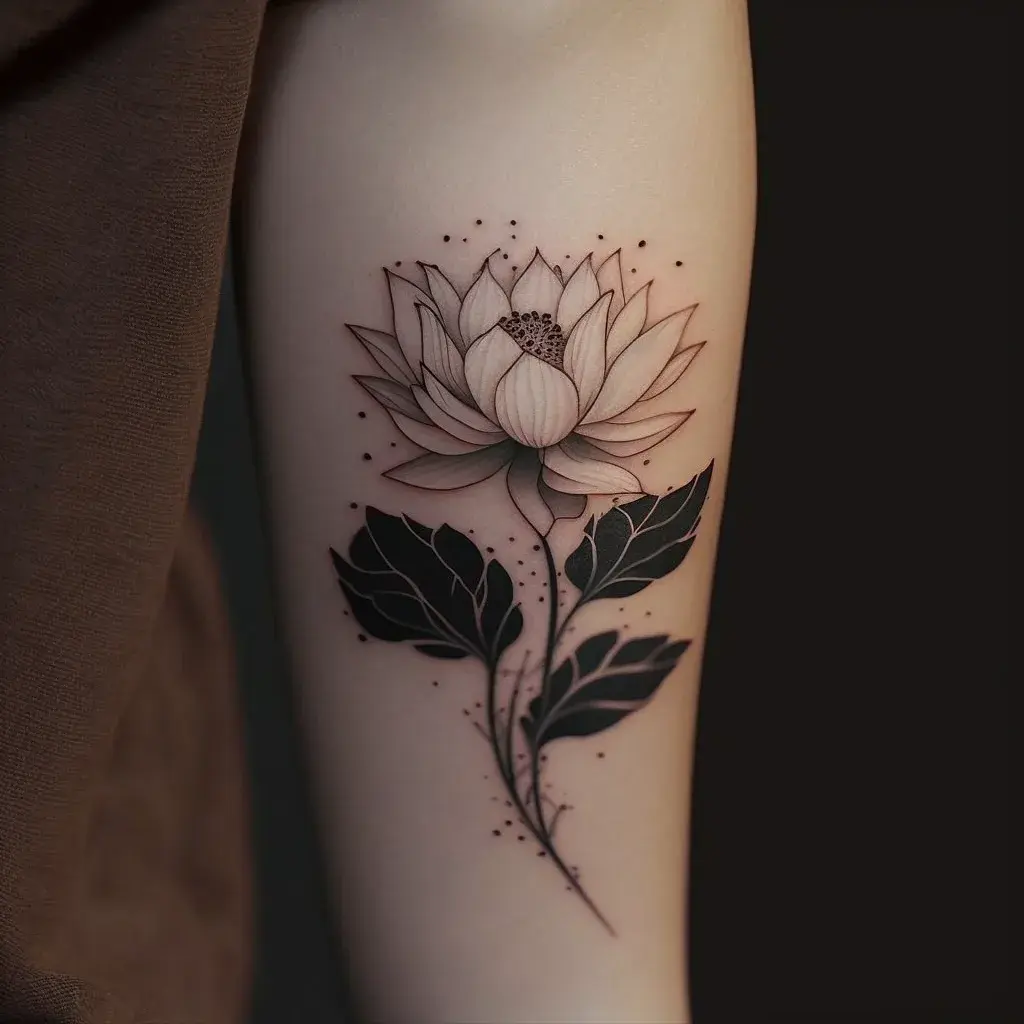 Tatuaż damski kwiat lotosu: znaczenie, symbolika i inspiracje
