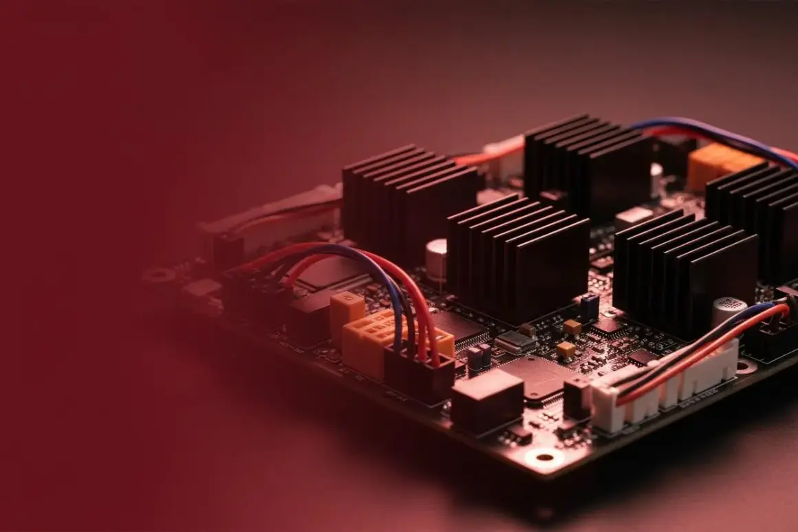 Elektronika z radiatorami i przewodami. Czy to system BMS?