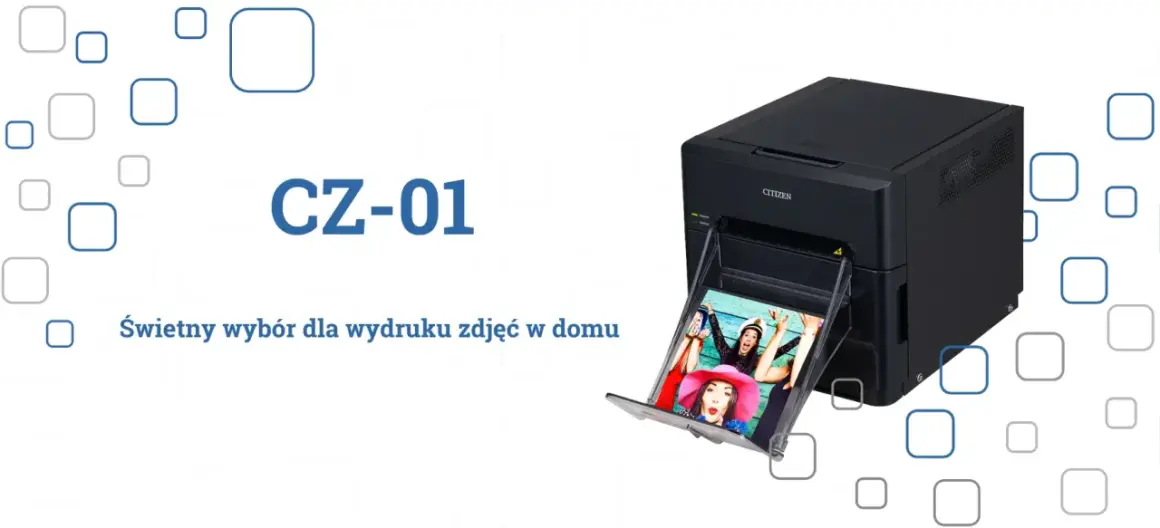 Drukarka Citizen CZ-01 to świetny wybór do drukowania zdjęć w domu.