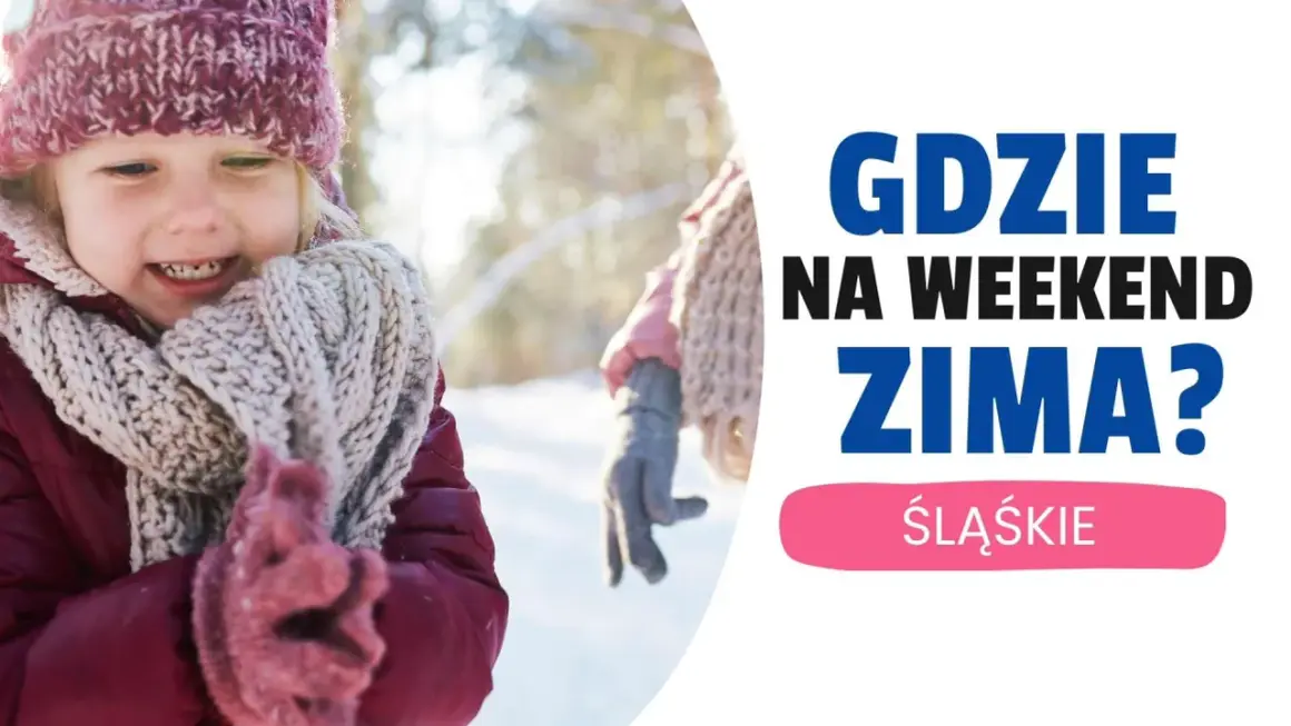 Uśmiechnięta dziewczynka w zimowym ubraniu. Gdzie jechać w niedzielę Śląsk? Czas na zimowe atrakcje!