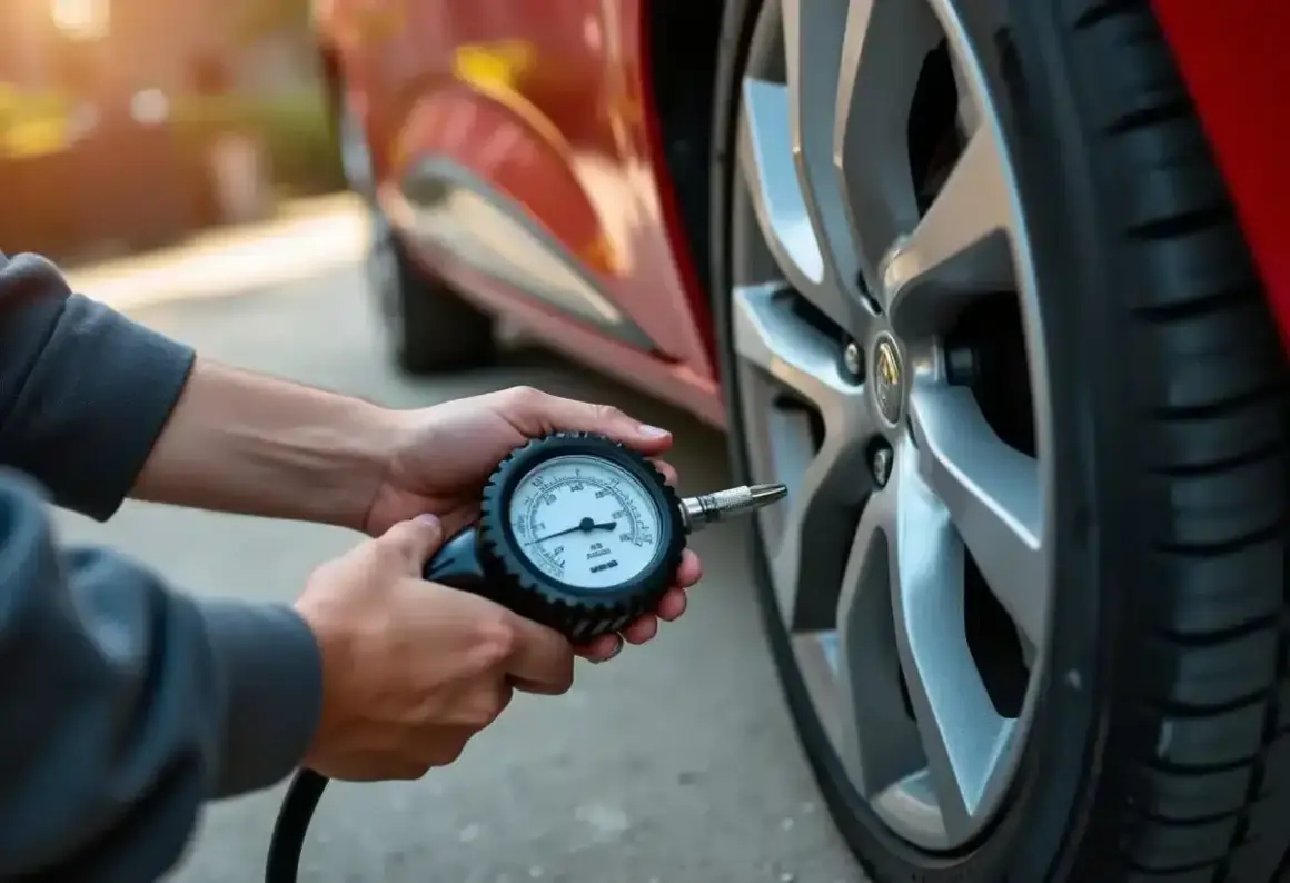 Vérification de la pression pneu Clio 5 avec un manomètre. Assurer la sécurité et l'efficacité de votre véhicule.