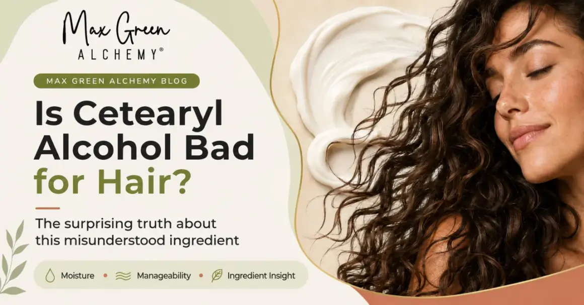 Capelli ricci e crema per capelli. Scopri se il cetearyl alcohol è dannoso per i tuoi capelli e la verità su questo ingrediente.