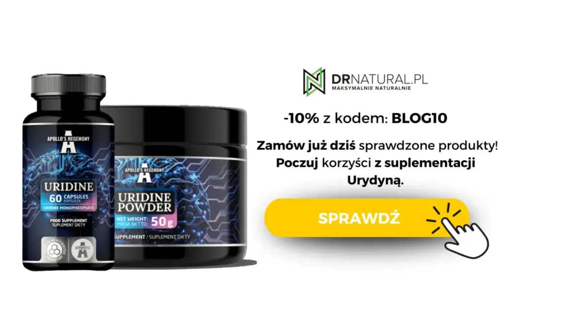 Urydyna na co pomaga? Suplementy diety Uridine w kapsułkach i proszku od Apollo's Hegemony. Sprawdź korzyści z suplementacji!