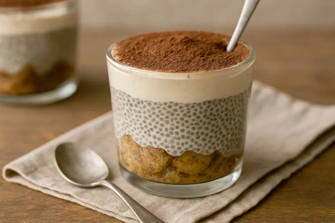 Délicieux dessert aux graines de chia, une façon simple de savoir comment utiliser les graines de chia pour un petit-déjeuner sain ou un goûter.