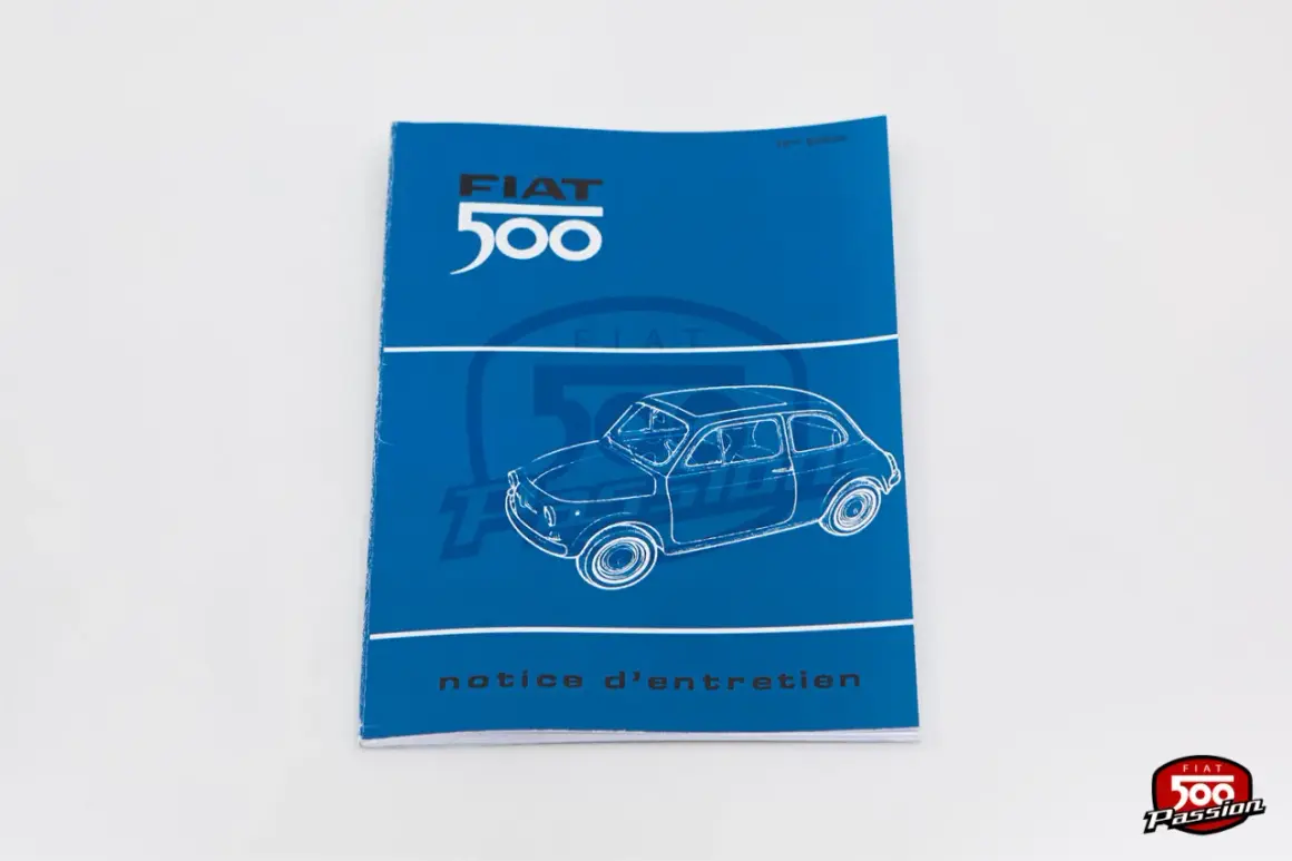 Notice d'entretien Fiat 500, 16ème édition. Le manuel de révision pour votre Fiat 500.
