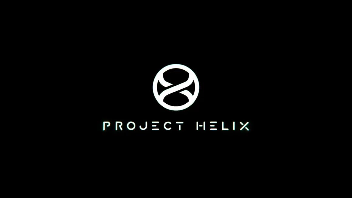 Logo "Project Helix" z symbolem nieskończoności w okręgu, zapowiedź nowej generacji Xbox.