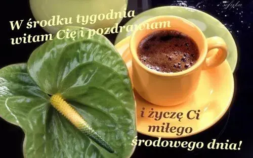 Życzenia na środę: teksty, GIFy, kawa popraw humor w środku tygodnia!