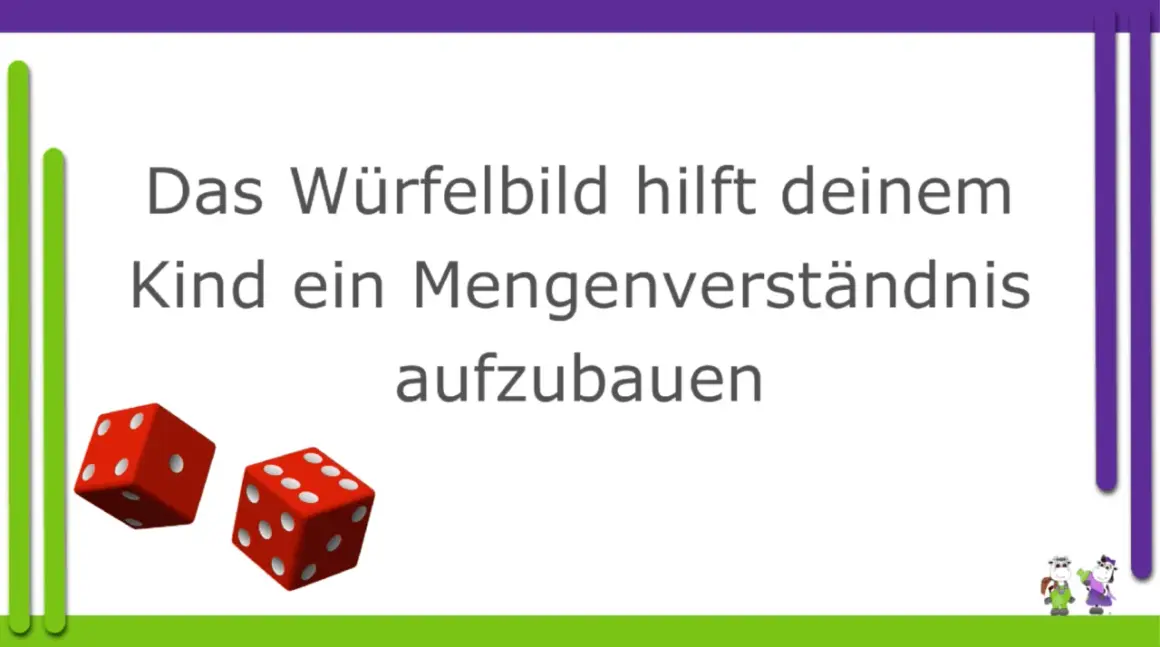 Würfelbilder helfen mathe kinder, Mengenverständnis aufzubauen. Zwei rote Würfel liegen auf weißem Grund.