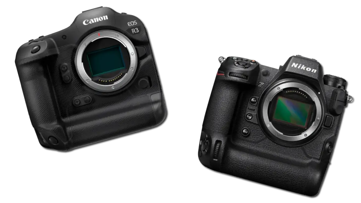 Dwa profesjonalne aparaty: Canon EOS R3 i Nikon Z9. Który wybierzesz?