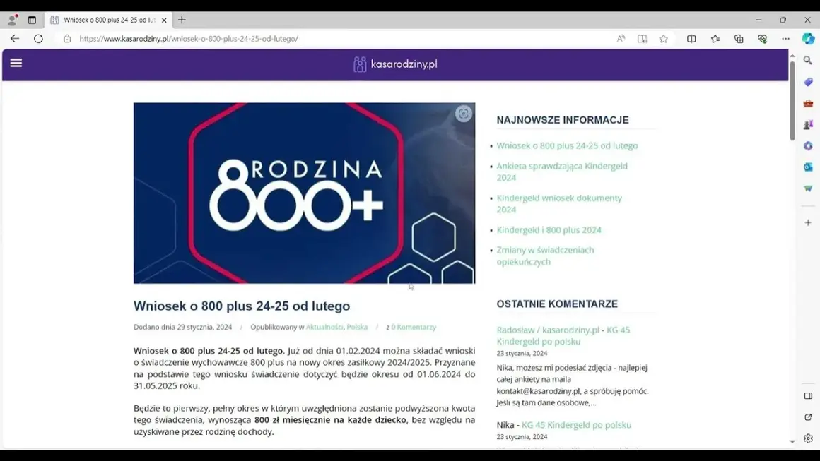 Wniosek 800 plus 2025: Złóż do 30.04 i nie trać pieniędzy!