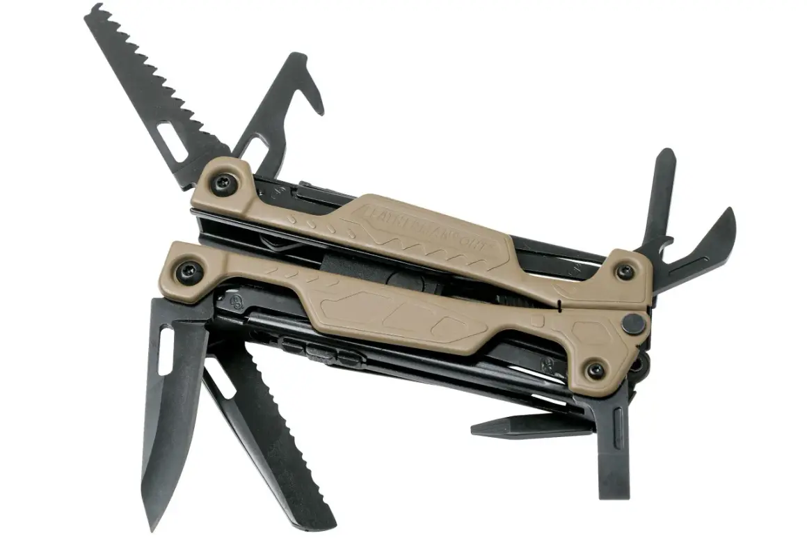 Leatherman OHT, herramienta multiusos con sierra, cuchilla y abridor. Lista para cualquier tarea.