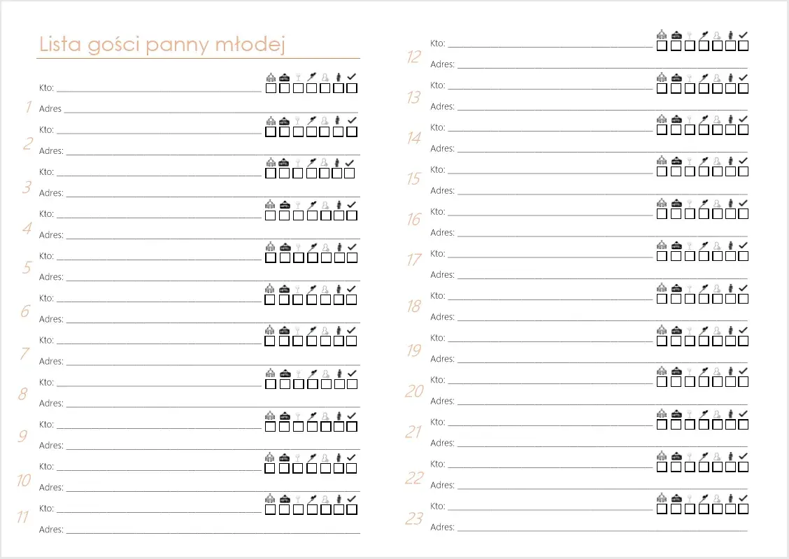 Lista gości na chrzciny: Stwórz ją bez presji i poczucia winy