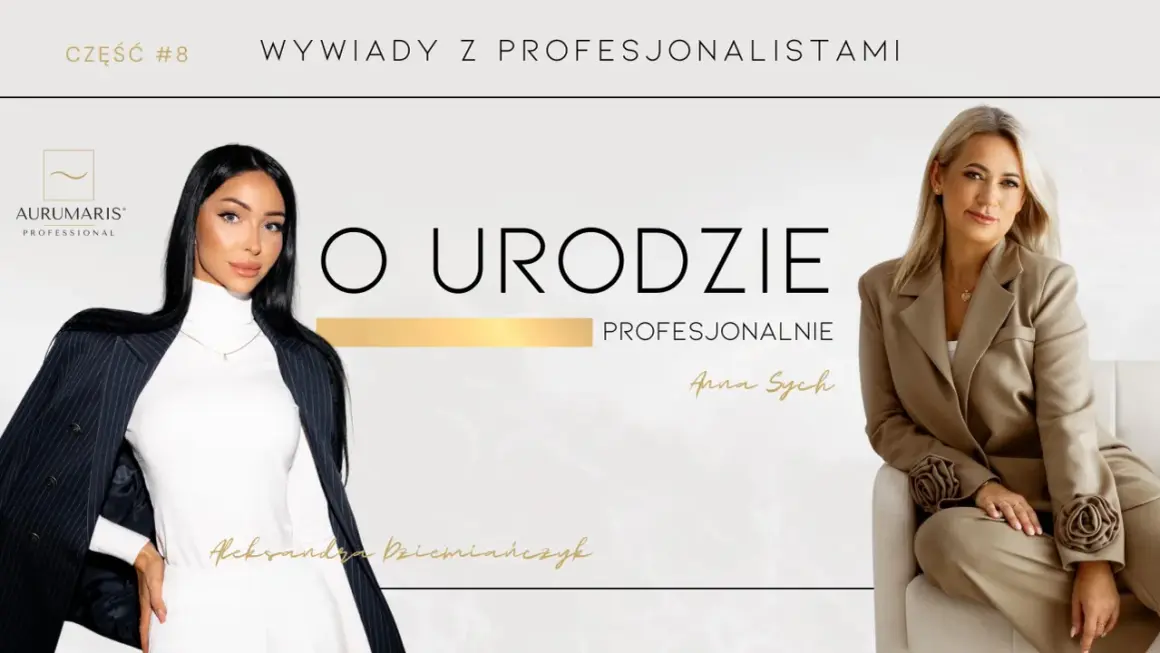Dwie kobiety w eleganckich strojach, omawiające jak ładnie wyglądać. Wywiad o urodzie profesjonalnie.
