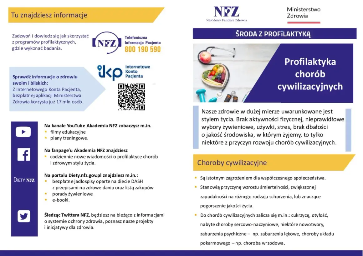 Profilaktyka chorób cywilizacyjnych to klucz do zdrowia. Dowiedz się, jak zapobiegać chorobom związanym ze stylem życia.